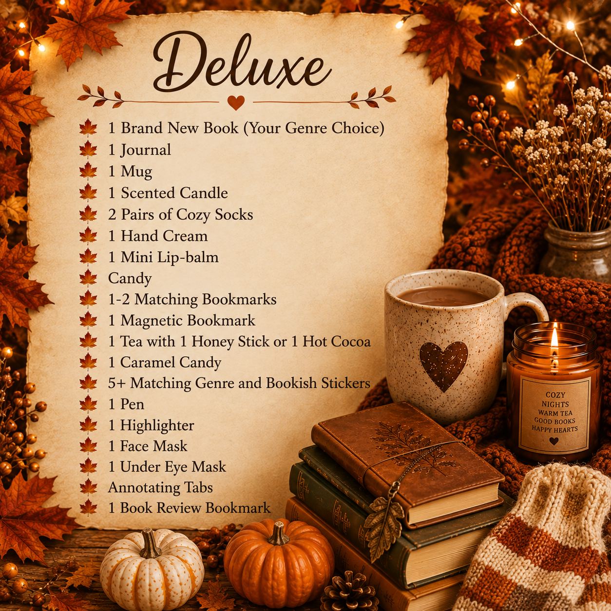 Fall Blind Date With a Book - Self Care Box