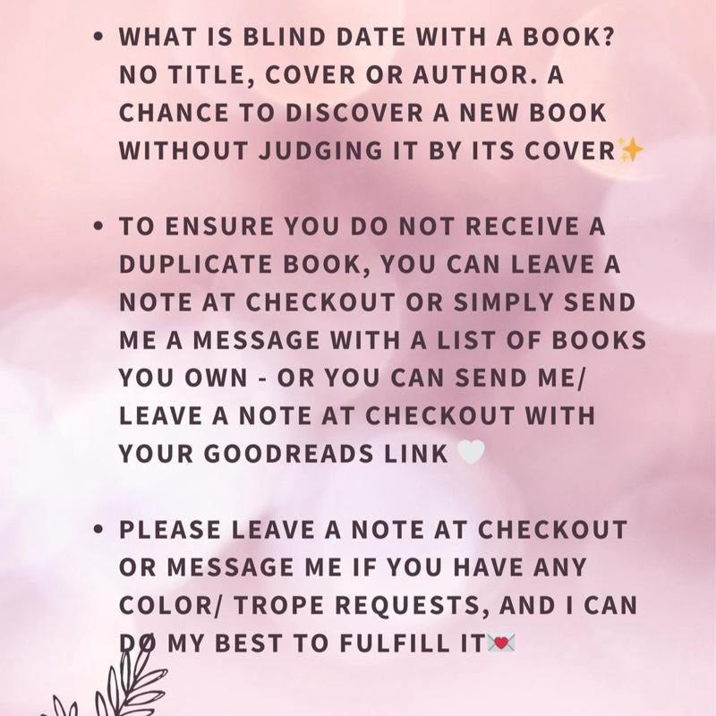 The Ultimate Cozy Experience - Blind Date With a Book