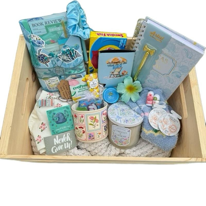 Beach Babe Bookish Bundle Self-Care Box - Blind Date With a Book