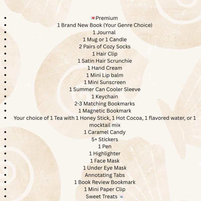 Beach Babe Bookish Bundle Self-Care Box - Blind Date With a Book