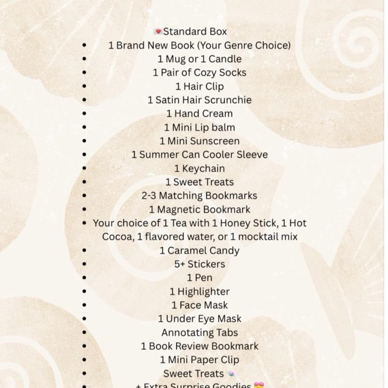 Beach Babe Bookish Bundle Self-Care Box - Blind Date With a Book