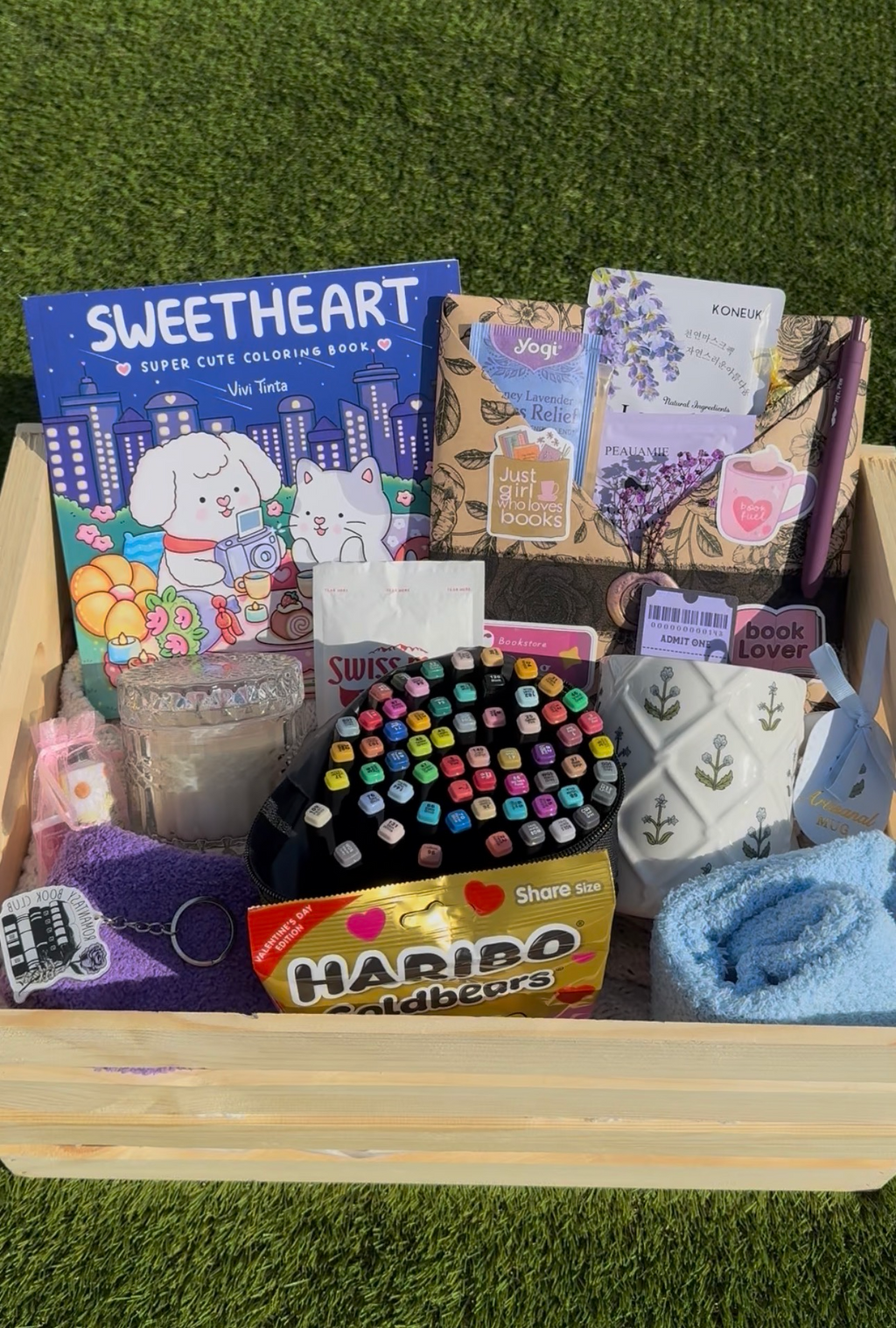 Blind Date With a Coloring Book - Self-Care Gift Set - Book Lovers