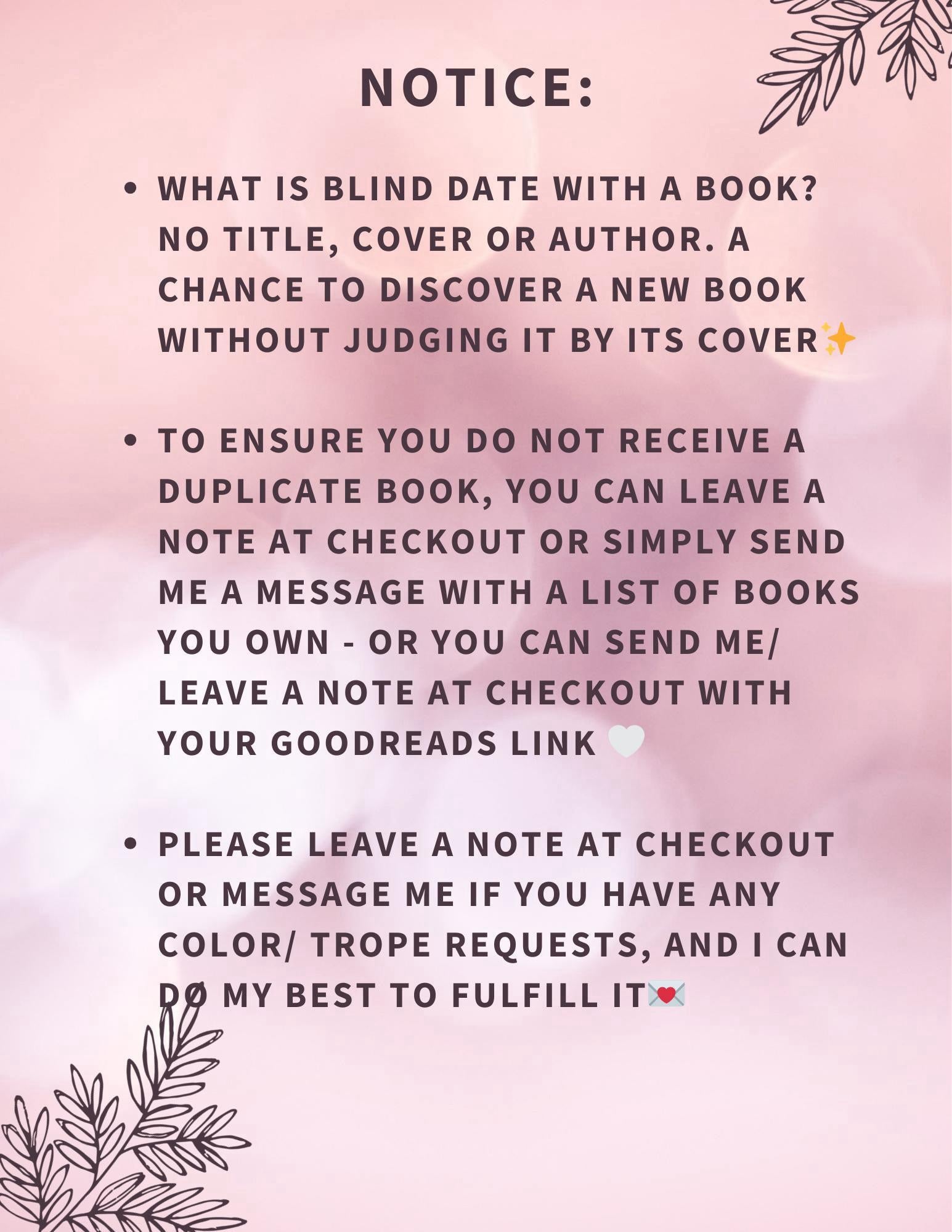 Spring Blind Date With a Book